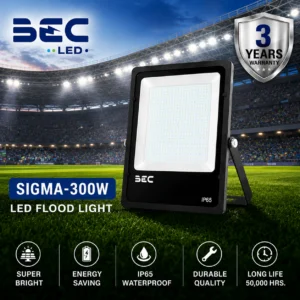 โคมไฟ floodlight led bec รุ่น sigma ขนาด 300w