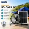 พัดลมโซลาร์เซลล์ BEC รุ่น SOLCHILL ขนาด 14 นิ้ว พัดลมโซลาร์เซลล์ bec รุ่น solchill ขนาด 14 นิ้ว