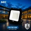 โคมไฟ FLOODLIGHT LED BEC รุ่น Vector ขนาด 20W โคมไฟ floodlight led bec รุ่น vector ขนาด 10w copy