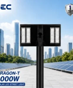 โคมไฟถนน led โซลาร์เซลล์ bec รุ่น dragonขนาด 600w copy
