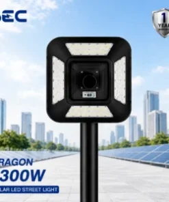 โคมไฟถนน led โซลาร์เซลล์ bec รุ่น dragonขนาด 1000w copy