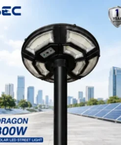 โคมไฟถนน led โซลาร์เซลล์ bec รุ่น dragonขนาด 300w