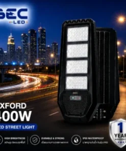 โคมไฟถนน led โซลาร์เซลล์ bec รุ่น oxford ขนาด 300w copy