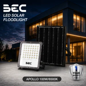 โคมไฟฟลัดไลท์ apollo led โซลาร์เซลล์ bec 100w โคมไฟฟลัดไลท์ apollo led โซลาร์เซลล์ bec 100w